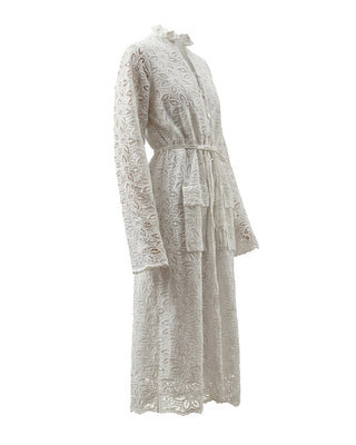 ABITO MIDI IN PIZZO MACRAME'