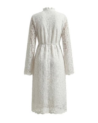 ABITO MIDI IN PIZZO MACRAME'
