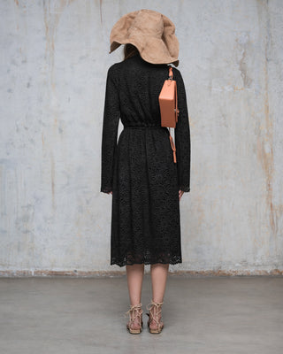 ABITO MIDI IN PIZZO MACRAME'