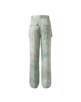 PANTALONE CARGO IN COTONE TIE DYE