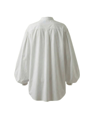 CAMICIA SMOKING IN COTONE OPTICAL WHITE