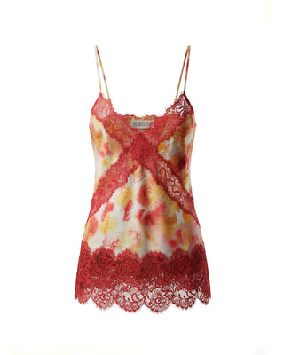 TOP CON SCOLLO A V E DETTAGLI IN PIZZO