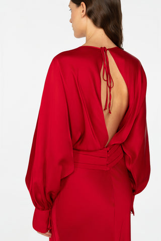 LONG DRESS WITH OPEN BACK