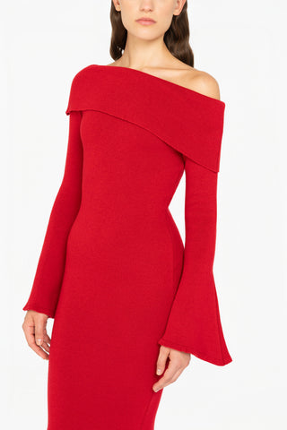 LONG ONE-SHOULDER DRESS