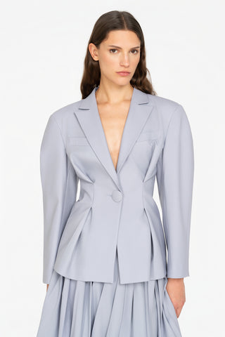 SINGLE-BREASTED WOOL BLAZER