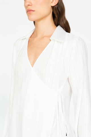 CROSS-NECK SHIRT