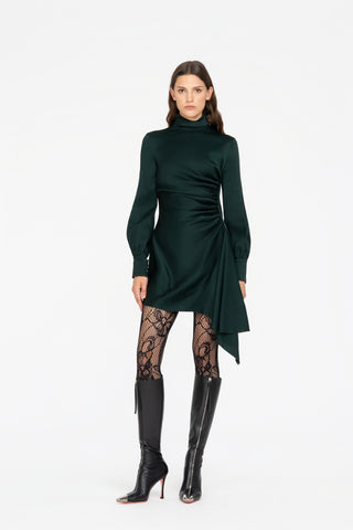 SHORT VISCOSE DRESS