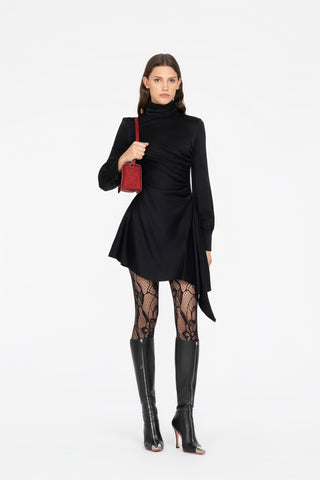 SHORT VISCOSE DRESS