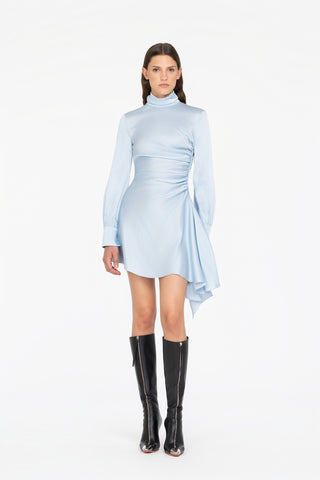 SHORT VISCOSE DRESS