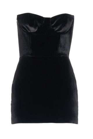 VELVET MINIDRESS 