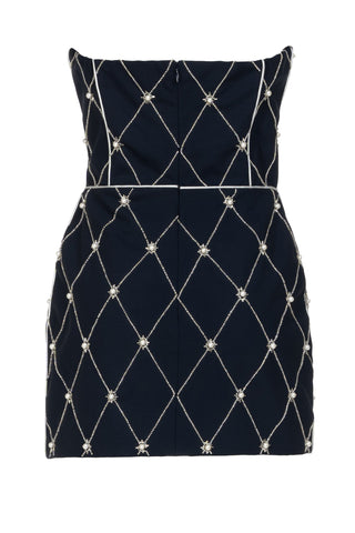 MINIDRESS BUSTIER CHECK