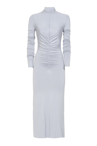 LONG JERSEY DRESS WITH GRIPPING