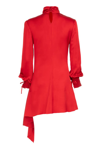 SHORT VISCOSE DRESS