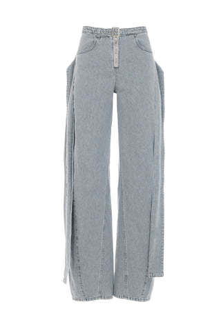 JEANS WITH LACES