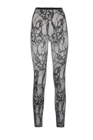 SEAMLESS FLORAL PATTERN TIGHTS