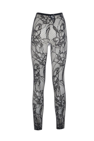 SEAMLESS FLORAL PATTERN TIGHTS