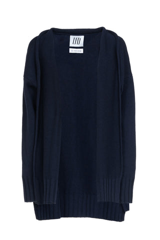 LONG WOOL AND CASHMERE CARDIGAN