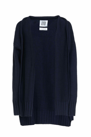 CARDIGAN LUNGO IN LANA E CASHMERE