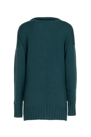 LONG WOOL AND CASHMERE CARDIGAN