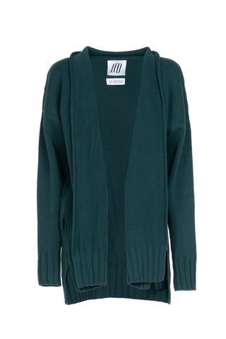 LONG WOOL AND CASHMERE CARDIGAN