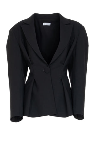 SINGLE-BREASTED WOOL BLAZER