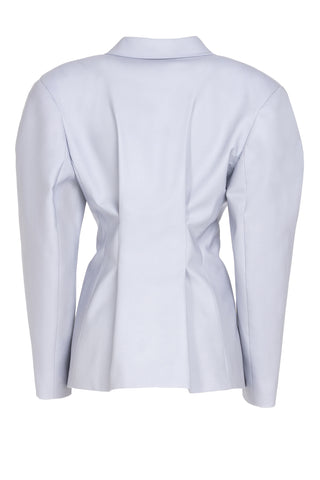 SINGLE-BREASTED WOOL BLAZER