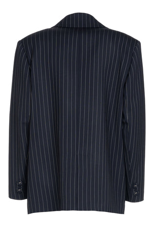 OVERSIZED PINSTRIPED BLAZER