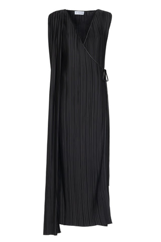LONG PLEATED DRESS