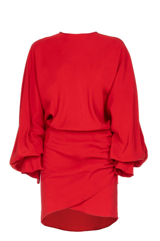 MINIDRESS WITH CROSSED SKIRT